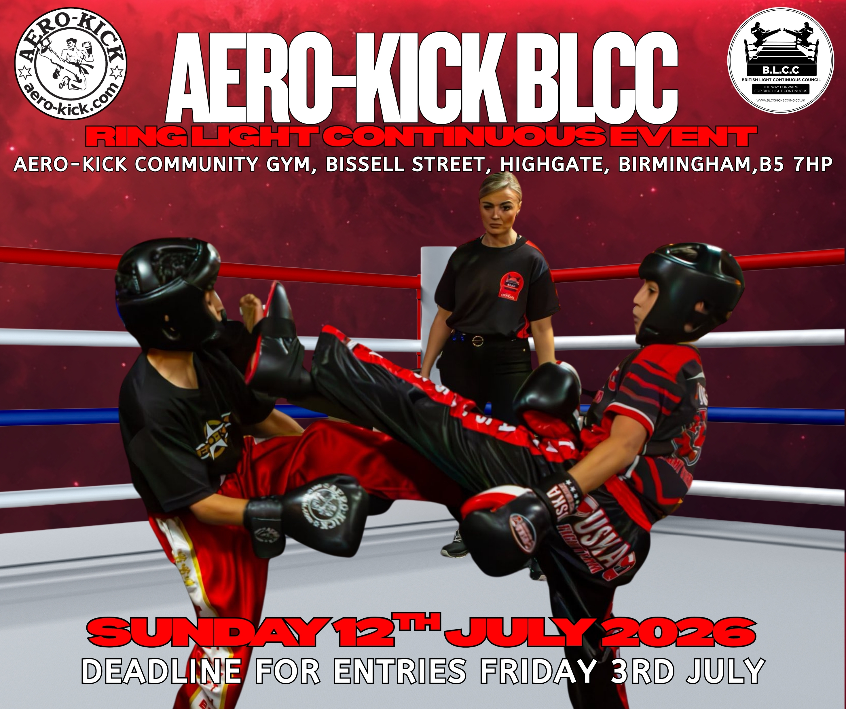 AERO-KICK BLCC EVENT - BIRMINGHAM - JULY 2026