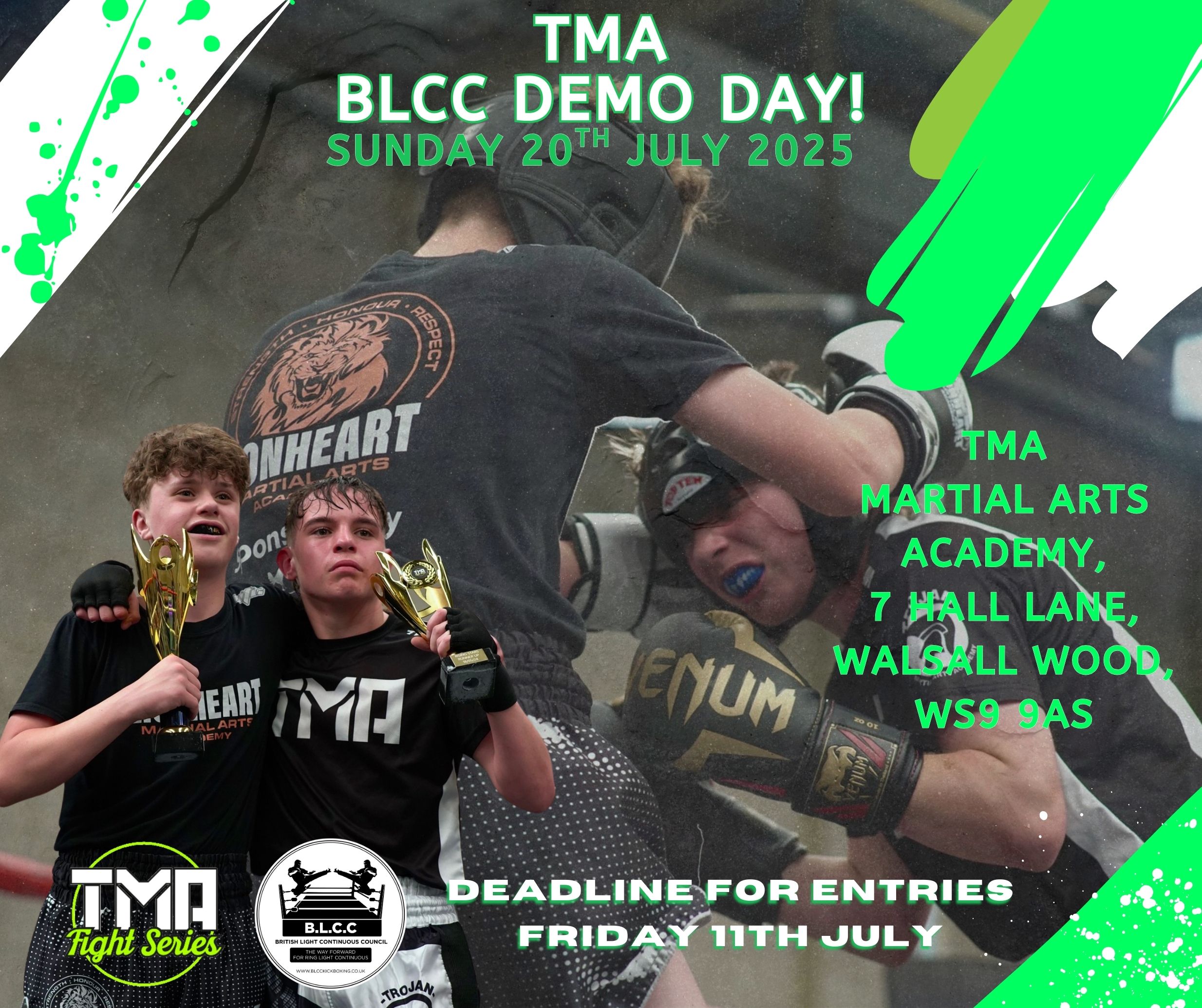 TMA BLCC 'DEMO DAY' EVENT - WALSALL - JULY 2025